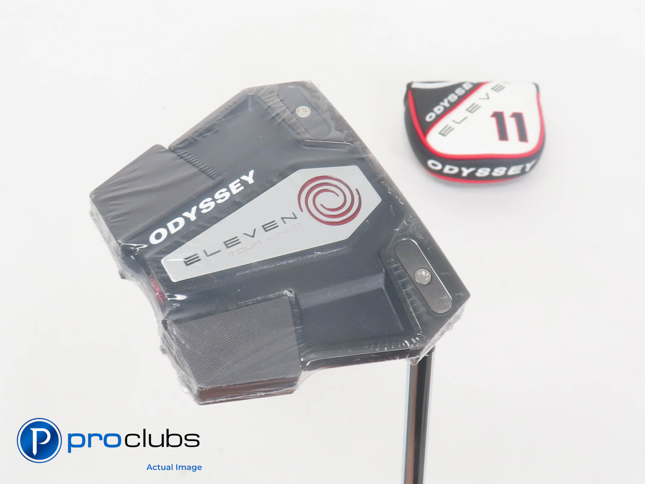 NEW Odyssey ELEVEN Tour Lined 34 PUTTER w/Cover - Stroke Lab Shaft 395293